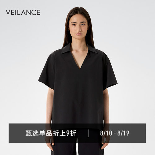 VEILANCEEAVEV-NECK短袖衬衣