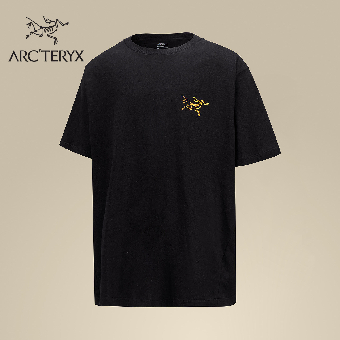 ARC'TERYX始祖鸟 KRAGG COTTON LOGO SS 男子 棉质短袖T恤 - 实物图