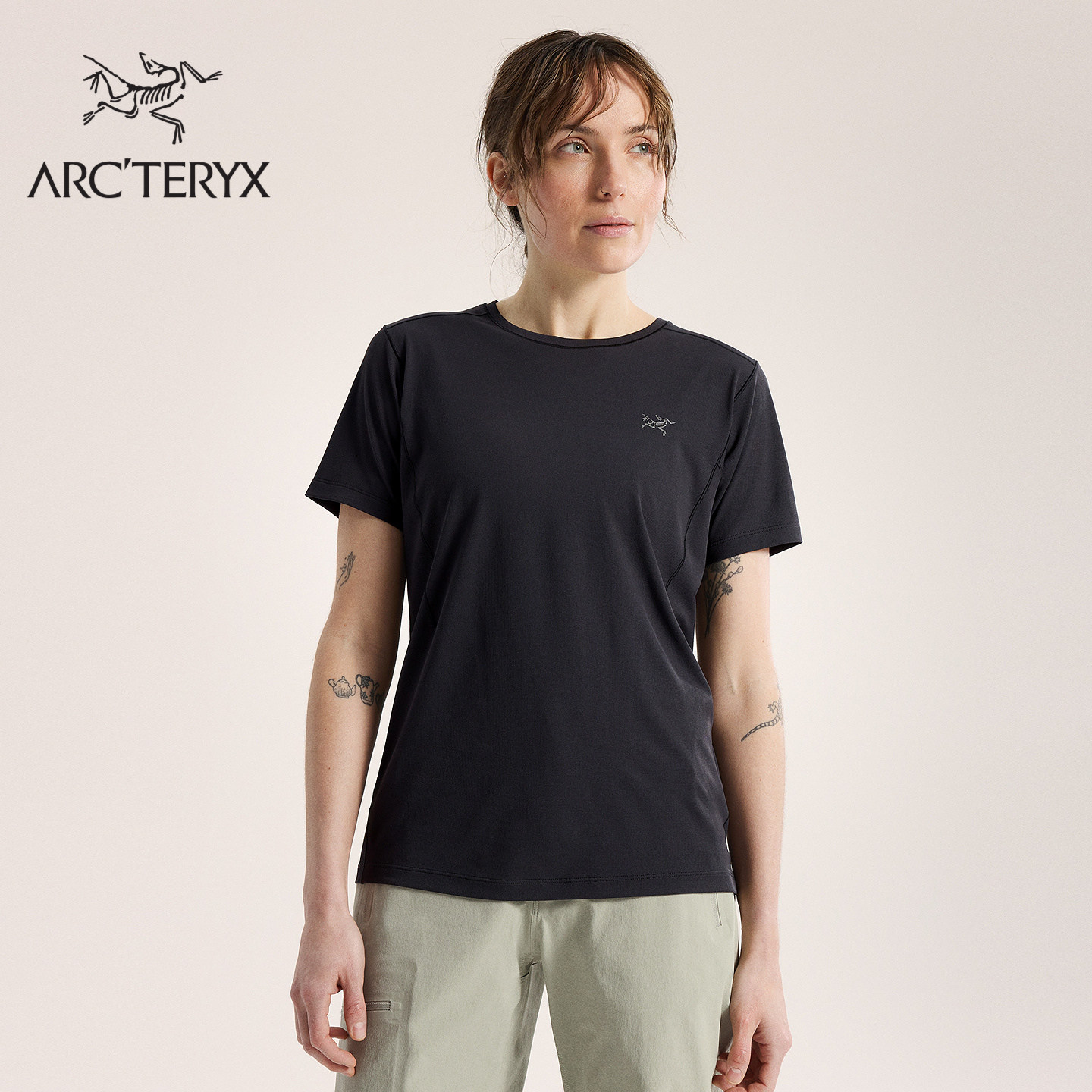 ARC'TERYX始祖鸟 SUNNA CREW SS  女子 速干短袖T恤