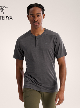 ARC'TERYX始祖鸟 KADEM HENLEY SS 男子 运动短袖T恤