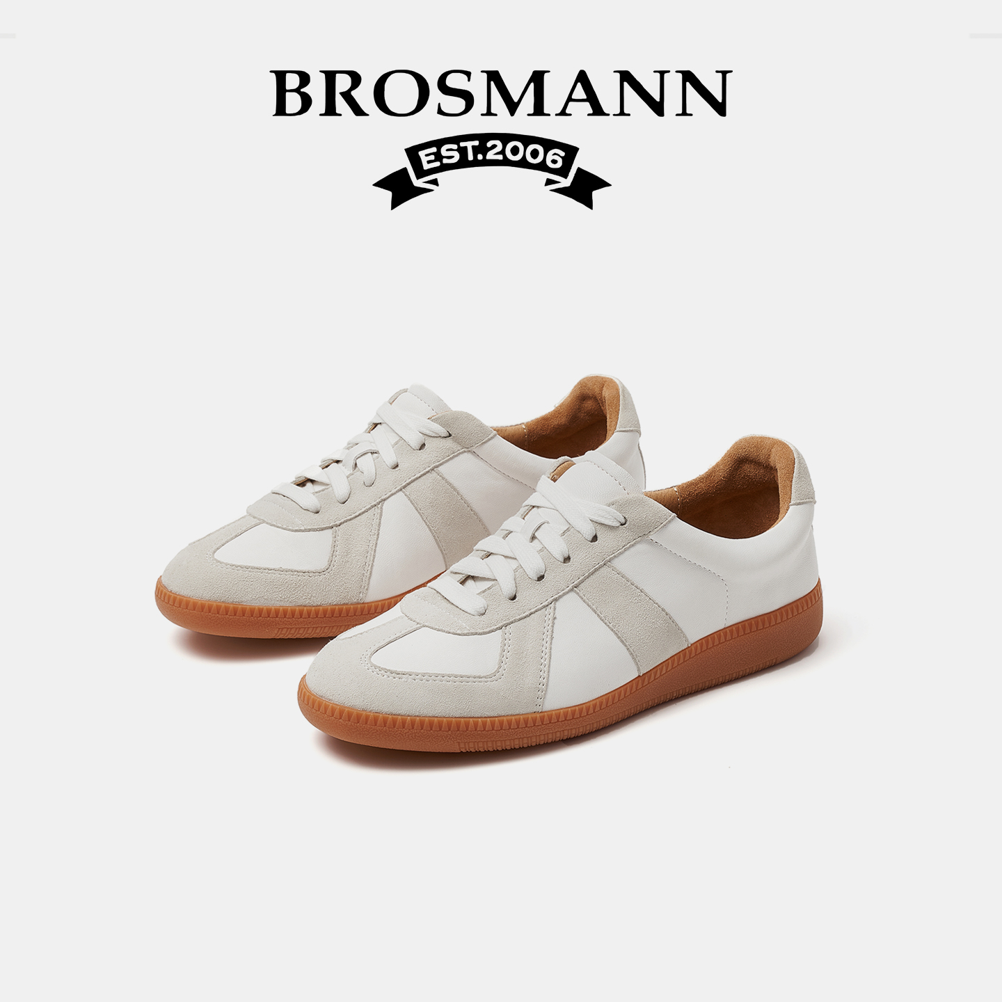 宝舒曼2025超火德训鞋真皮女款