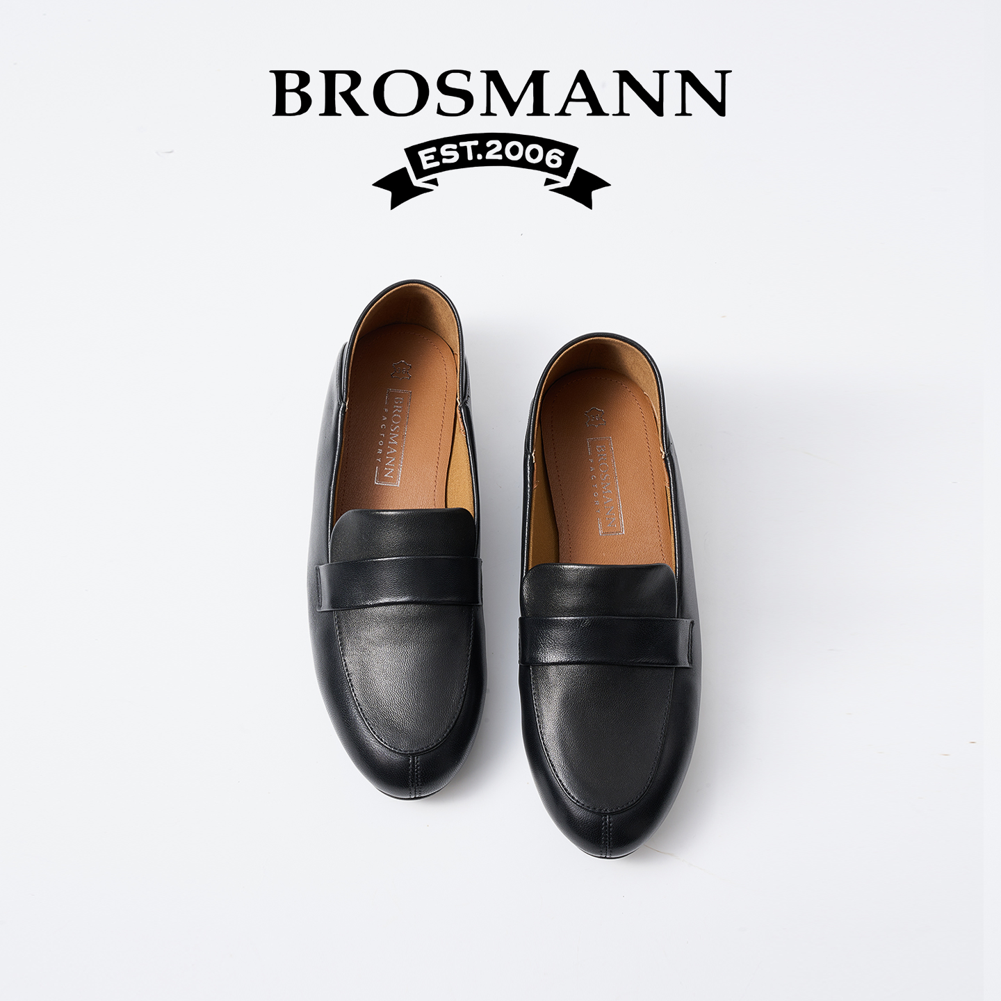 BROSMANN/宝舒曼羊皮女时尚单鞋