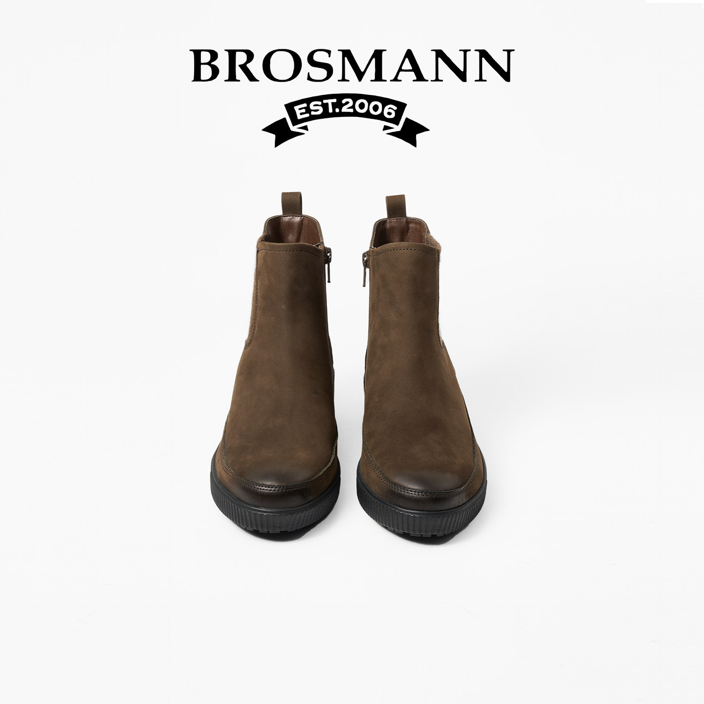 宝舒曼马丁靴女款2026春季新款真皮女靴软底短靴防滑保暖靴子女鞋