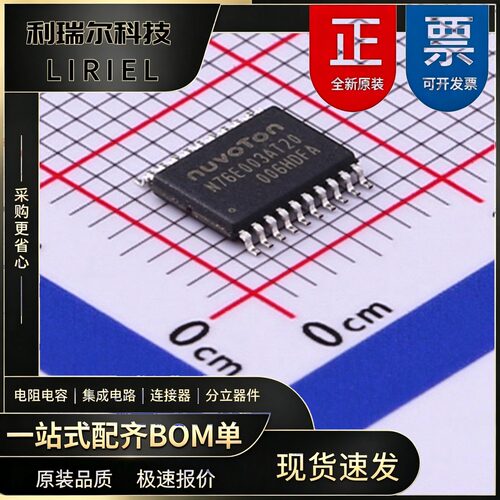 智能门锁 N76E003AT20 NUVOTON TSSOP-20 微控制器 小封装