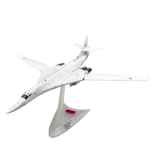 1/200俄罗斯苏联TU160 图160白天鹅轰炸机成品飞机模型合金摆件