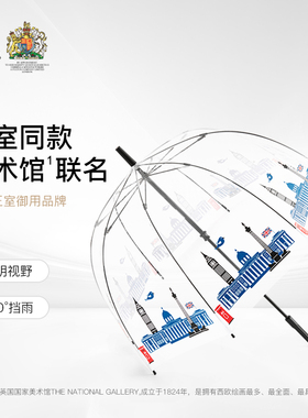 【英国王室御用】英国富尔顿FULTON王室御用鸟笼伞雨伞透明女伞