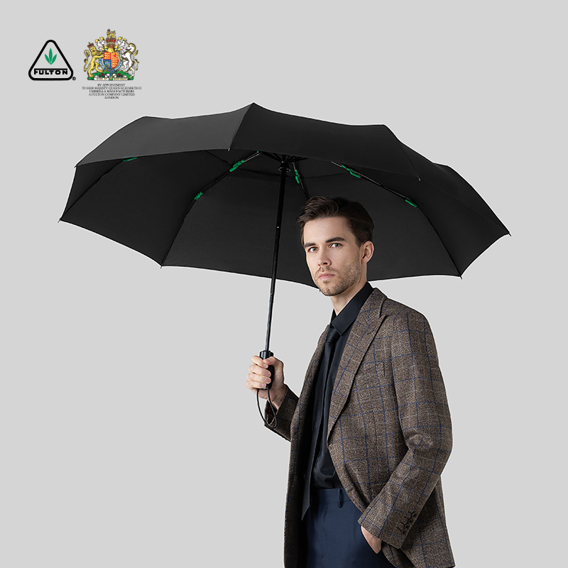 fulton富尔顿雨伞男士高档商务全自动伞双层抗风暴雨专用大号折叠