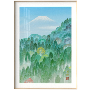 野地美树子X仟象映画 日式治愈系玄关柜装饰画客厅挂画桌面摆画