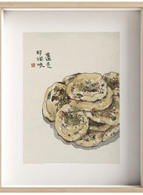 李知弥双联艺术日式餐厅装饰画