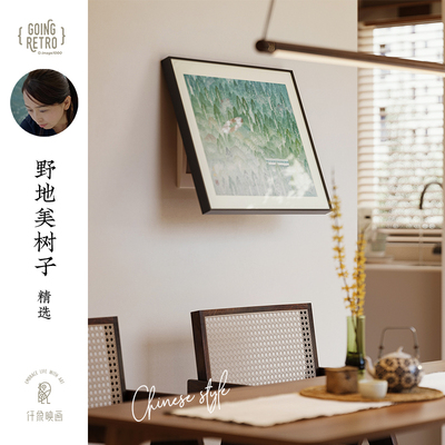 电表箱遮挡装饰画中古风艺术挂画
