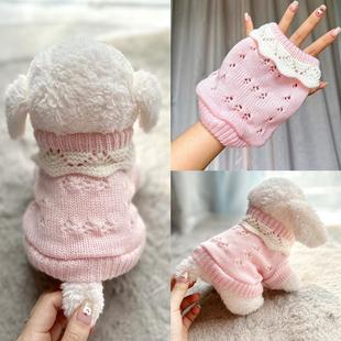 小狗狗衣服秋冬款宠物小猫咪冬季保暖柯基比熊泰迪幼犬幼猫小型犬