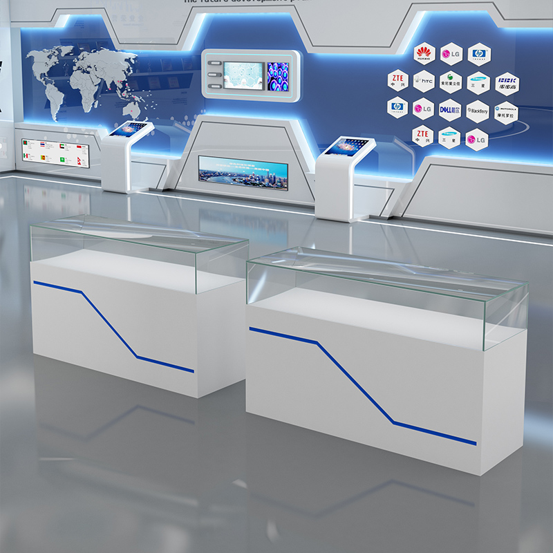 样品柜台商场陈列柜展台展览珠宝首饰展示柜玻璃柜文物定制博物馆