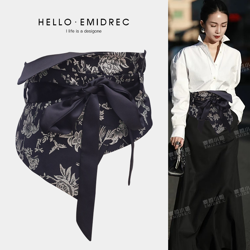 腰封腰带麦哲小姐女刺绣民族风