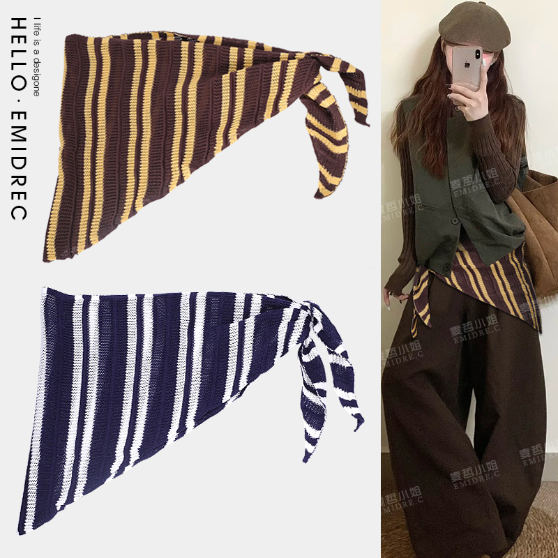 朋克嘻哈街头条纹腰带腰封布皮带