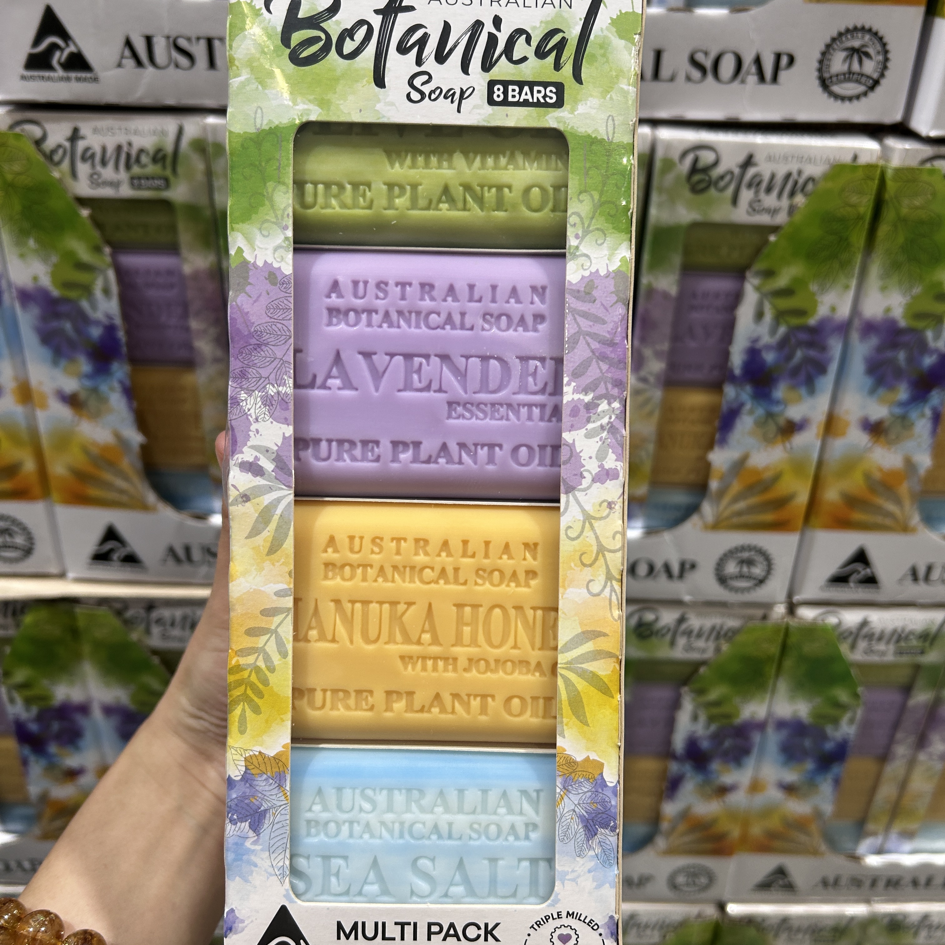 Costco开市客澳洲ABS植物精油香皂200克*8块装柠檬薰衣草海盐蜂蜜