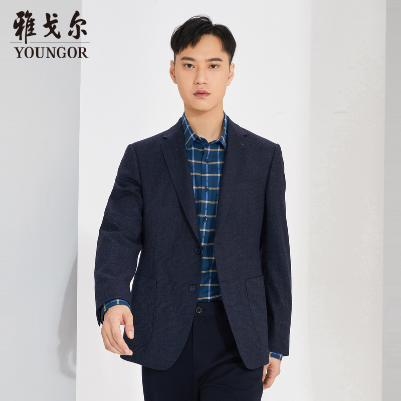 【商场同款】雅戈尔男士西服秋冬官方商务休闲西装外套男s2330