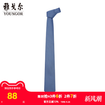 雅戈尔涤丝商务休闲领带