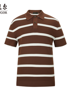 【商场同款】雅戈尔男士短袖T恤春夏新款官方商务休闲短袖T恤男