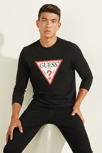 情侣款 流行印花圆领休闲字母男卫衣 热销 圆领青年长袖 guess新款