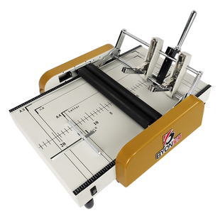 宝预a3订折机5钉位说明书册子订折一体机合同文件装订机胶辊纸铜版纸折页装订机骑马装订机电动A3中缝订折机
