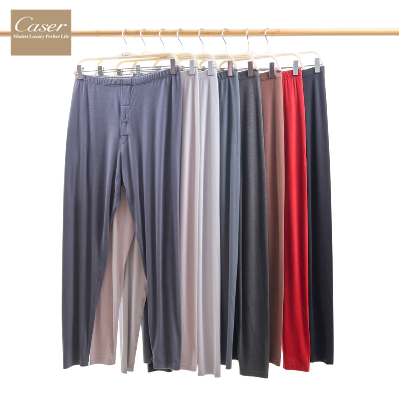 凯撒男士保暖裤鹅绒蛋白单裤秋裤