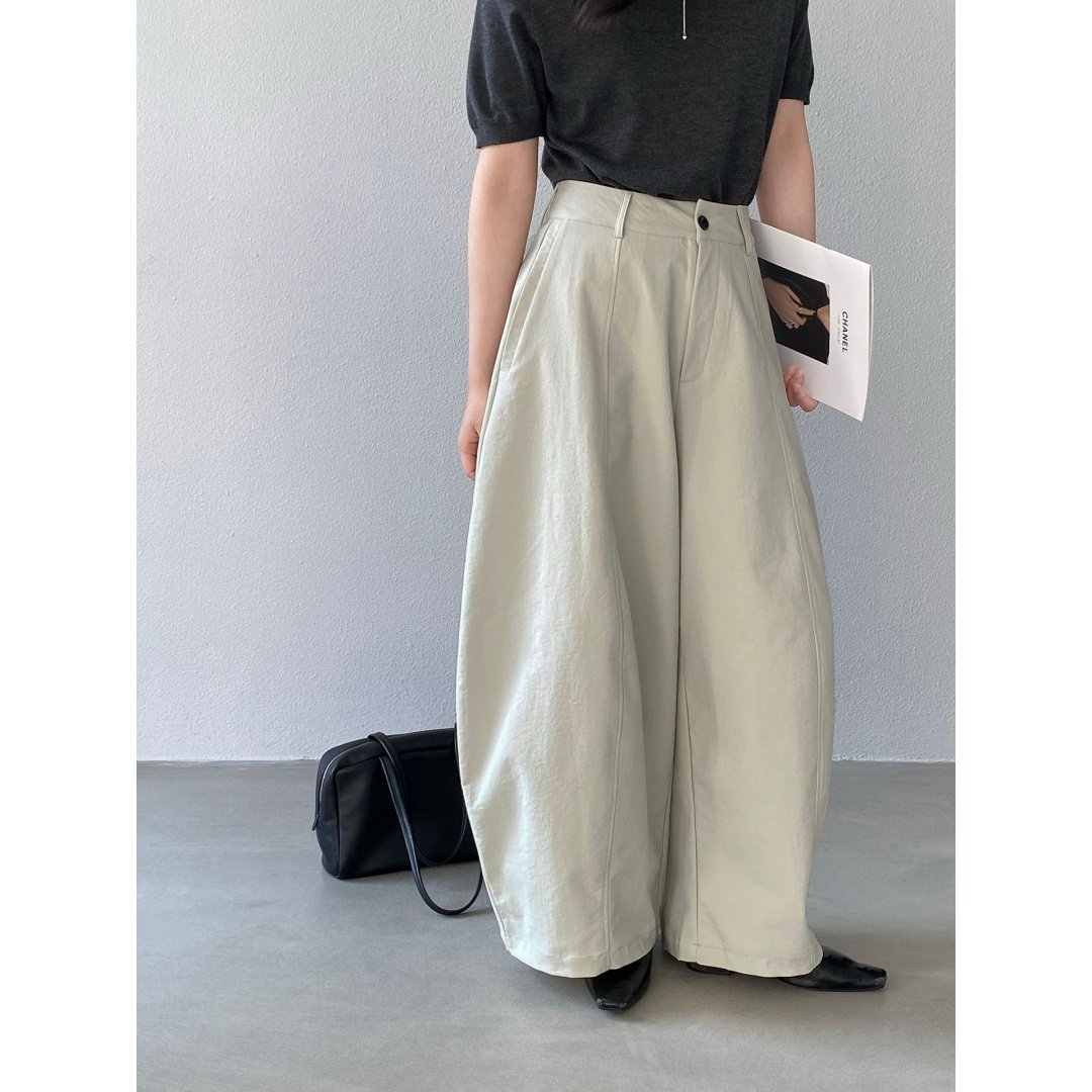 版型好看的高腰阔腿弯刀裤女春季慵懒宽松时尚洋气时髦轻奢高级感,女装/女士精品,休闲裤,淘宝优惠券,粉丝福利购,淘宝优惠卷