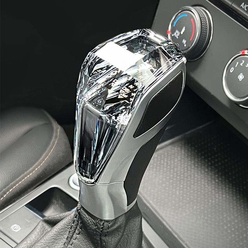 适配奥迪A4LA6LQ5Q7A5A7Q2Q3A3档把挡排挡头改装水晶换挡挂挡手球