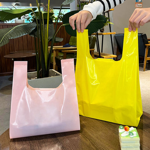 可定制食品级加厚外卖背心袋