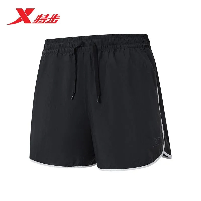 特步短裤女2025新款秋季时尚潮流宽松女跑步运动短裤975328240154