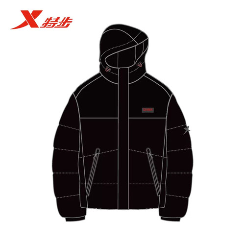 特步基础训练-CHINA男子羽绒服2026冬新宽松保暖外套974429190132