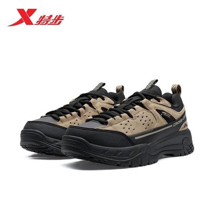 特步磐石001男鞋2025年冬越野鞋止滑耐磨缓震户外鞋975419170010