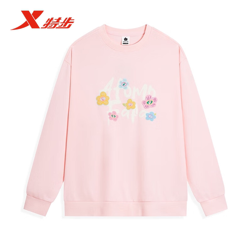 特步ATOMOFAFA套头卫衣女