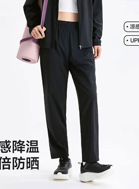 特步女裤运动裤2026夏季薄款宽松