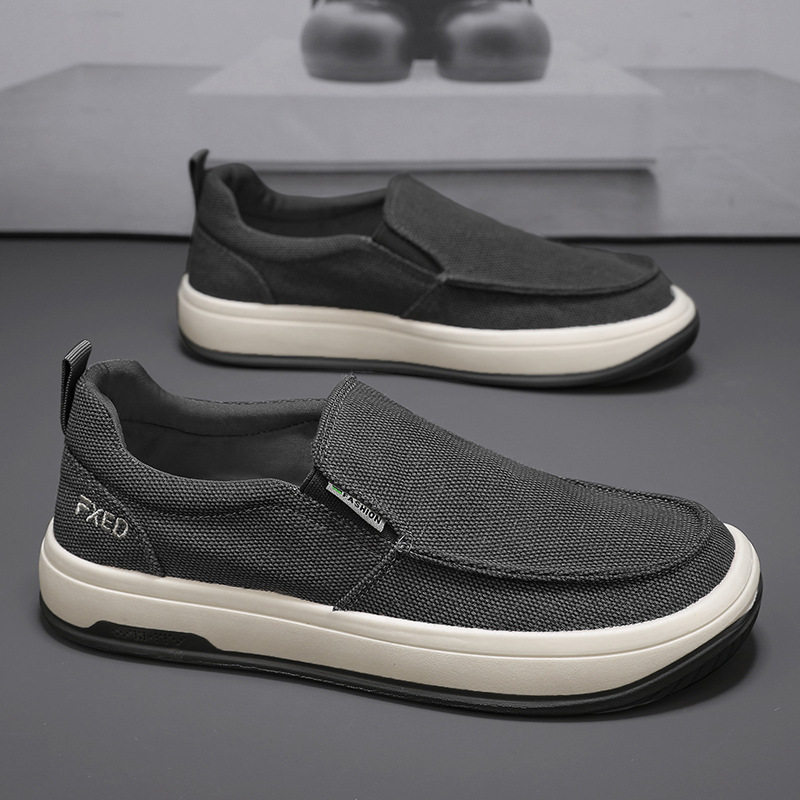 香港潮牌男鞋春季透气轻便老北京布鞋休闲男士帆布鞋懒人一脚蹬软,流行男鞋,布鞋,淘宝优惠券,粉丝福利购,淘宝优惠卷