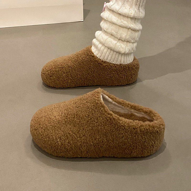 香港潮牌毛毛鞋女外穿2025秋冬新款厚底包头拖鞋百搭棉拖鞋半拖鞋,女鞋,包头拖,淘宝优惠券,粉丝福利购,淘宝优惠卷
