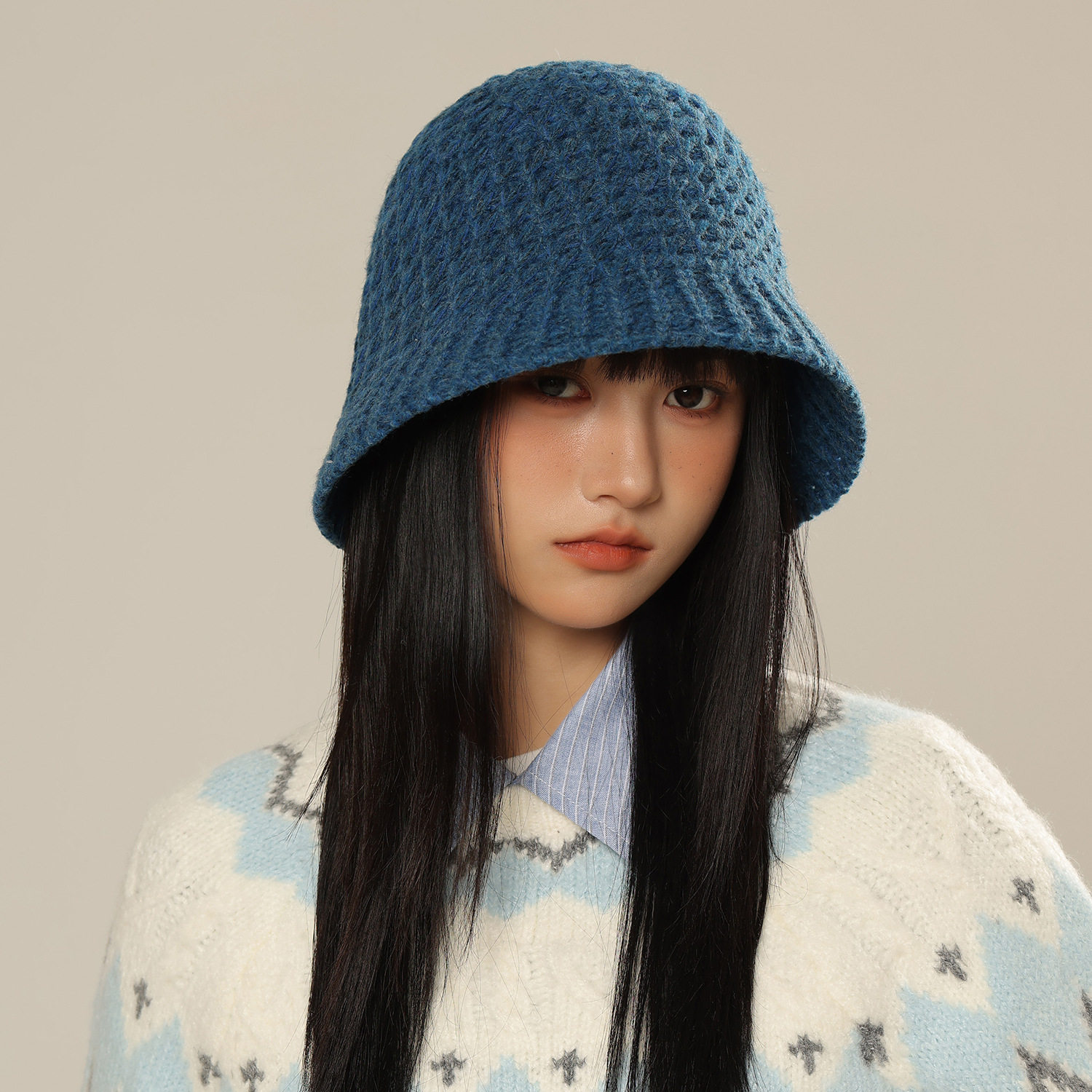 香港潮牌 25年秋冬新款帽子女秋冬彩线编织护耳开叉渔夫帽针织保,服饰配件/皮带/帽子/围巾,帽子,淘宝优惠券,粉丝福利购,淘宝优惠卷