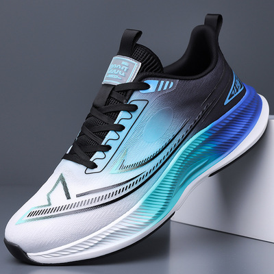 香港潮牌跨境爆款男鞋冰丝贾卡透气运动鞋秋季新款轻便网面跑步鞋