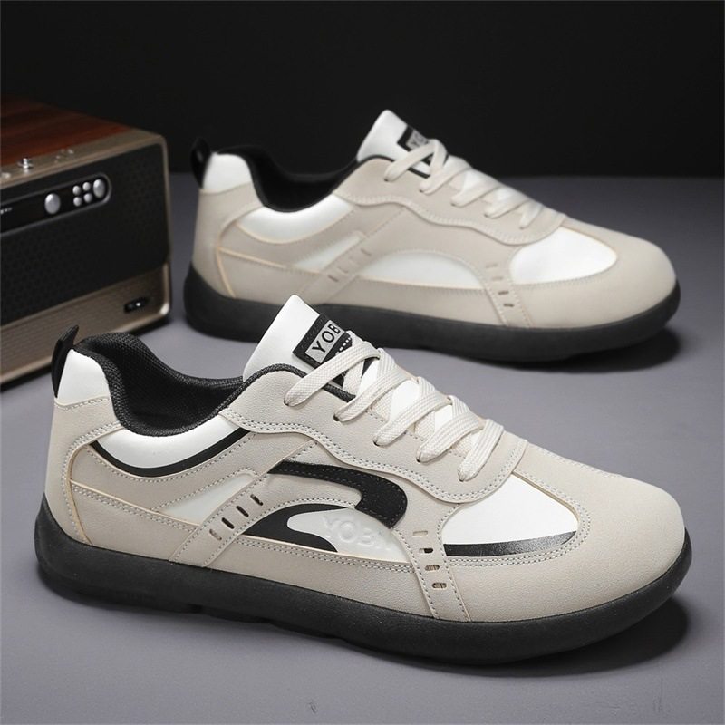 香港潮牌跨境46板鞋男鞋秋季新款透气德训鞋厚底运动鞋皮面防水百,流行男鞋,德训鞋,淘宝优惠券,粉丝福利购,淘宝优惠卷