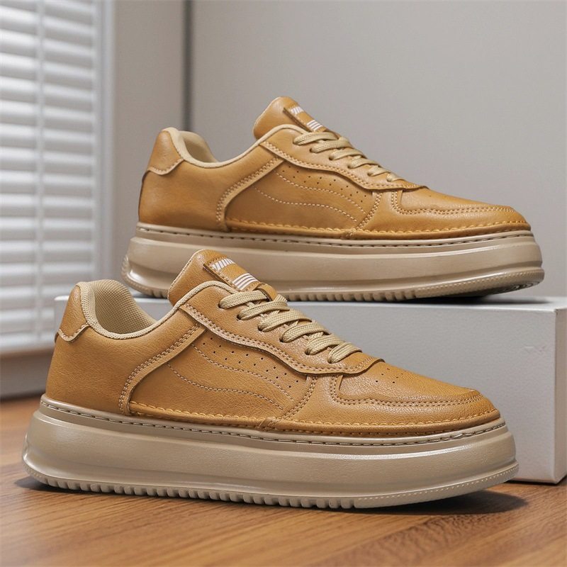 香港潮牌欧洲站男鞋西装板鞋英伦风厚底小白鞋秋季透气薄款防滑鞋,流行男鞋,休闲皮鞋,淘宝优惠券,粉丝福利购,淘宝优惠卷