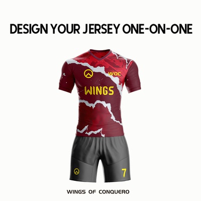 足球服定制个性化透气