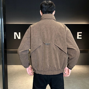 2025冬季新款高品质超厚重柔软纹理皮羽绒服男90白鸭绒5110--P275图片