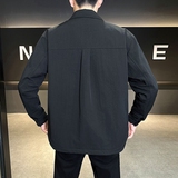 店主风2025冬季新款羽绒衬衫男精品轻薄标90%绒羽绒服5105-P200，男装衬衫，电商D238