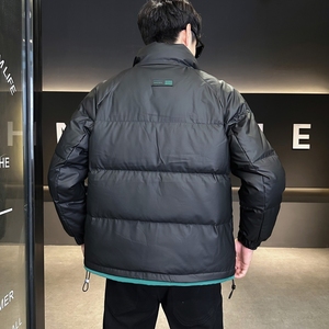 店主风2024冬季新款羽绒服男短款立领白鸭绒羽绒外套8101--P155图片