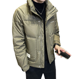 店主风2024冬季主推羽绒服男短款立领标绒外套8869--P165，男装羽绒服，电商D238