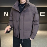 店主风2025冬季新款立领加厚羽绒服男标绒保暖外套8179-P200，男装羽绒服，电商D238