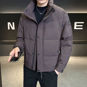 店主风2025冬季新款立领加厚羽绒服男标绒保暖外套8179-P200图片