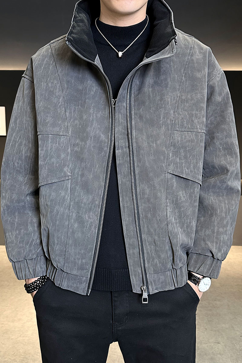 2025冬季新款高品质超厚重柔软纹理皮羽绒服男90白鸭绒5110--P275,男装羽绒服,电商D238