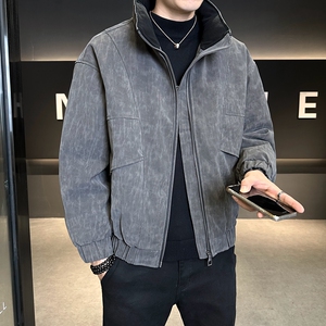 2025冬季新款高品质超厚重柔软纹理皮羽绒服男90白鸭绒5110--P275图片