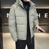 店主风2024冬季新款羽绒服男短款连帽羽绒面包服外套8106--P175，男装羽绒服，电商D238