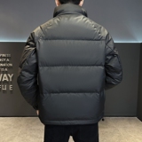 店主风2024冬季主推羽绒服男短款立领标绒外套8869--P165，男装羽绒服，电商D238